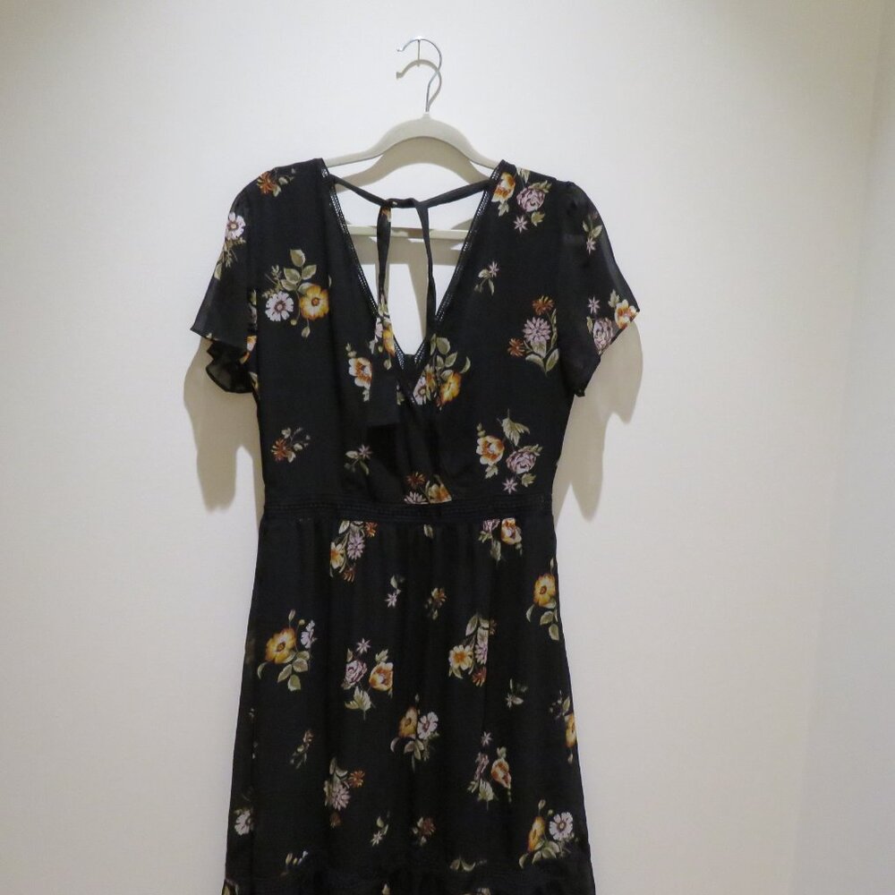 Abercrombie & Fitch Black Floral Maxi Dress - Picture 12 of 15